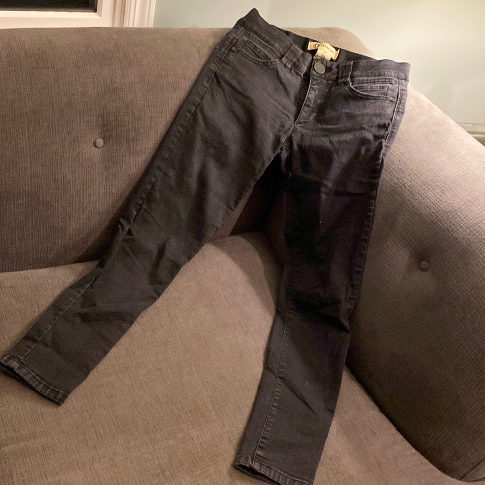 Black denim skinny jeans by Democracy